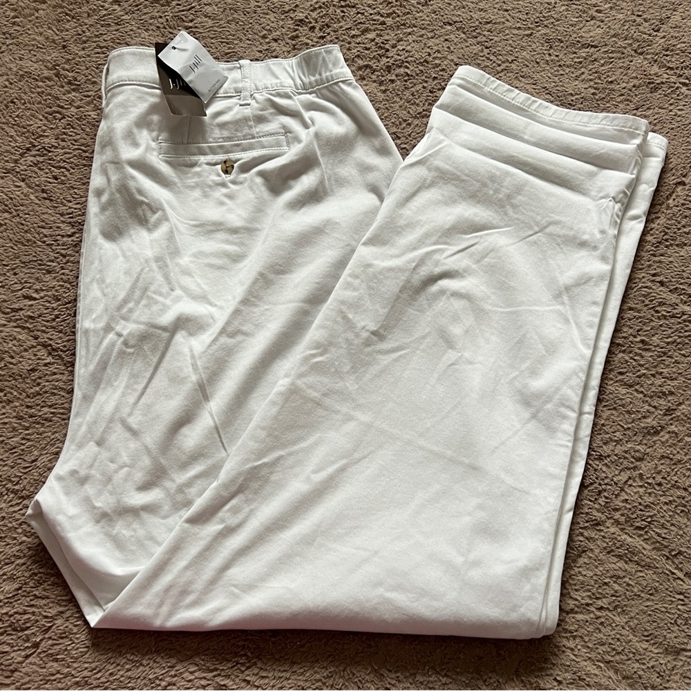 NWT J. Jill High Waist Stretchy Straight Leg Pants Preppy Minimalist Sz 22